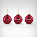 DALI Christmas Ornament - RED (3-pack)